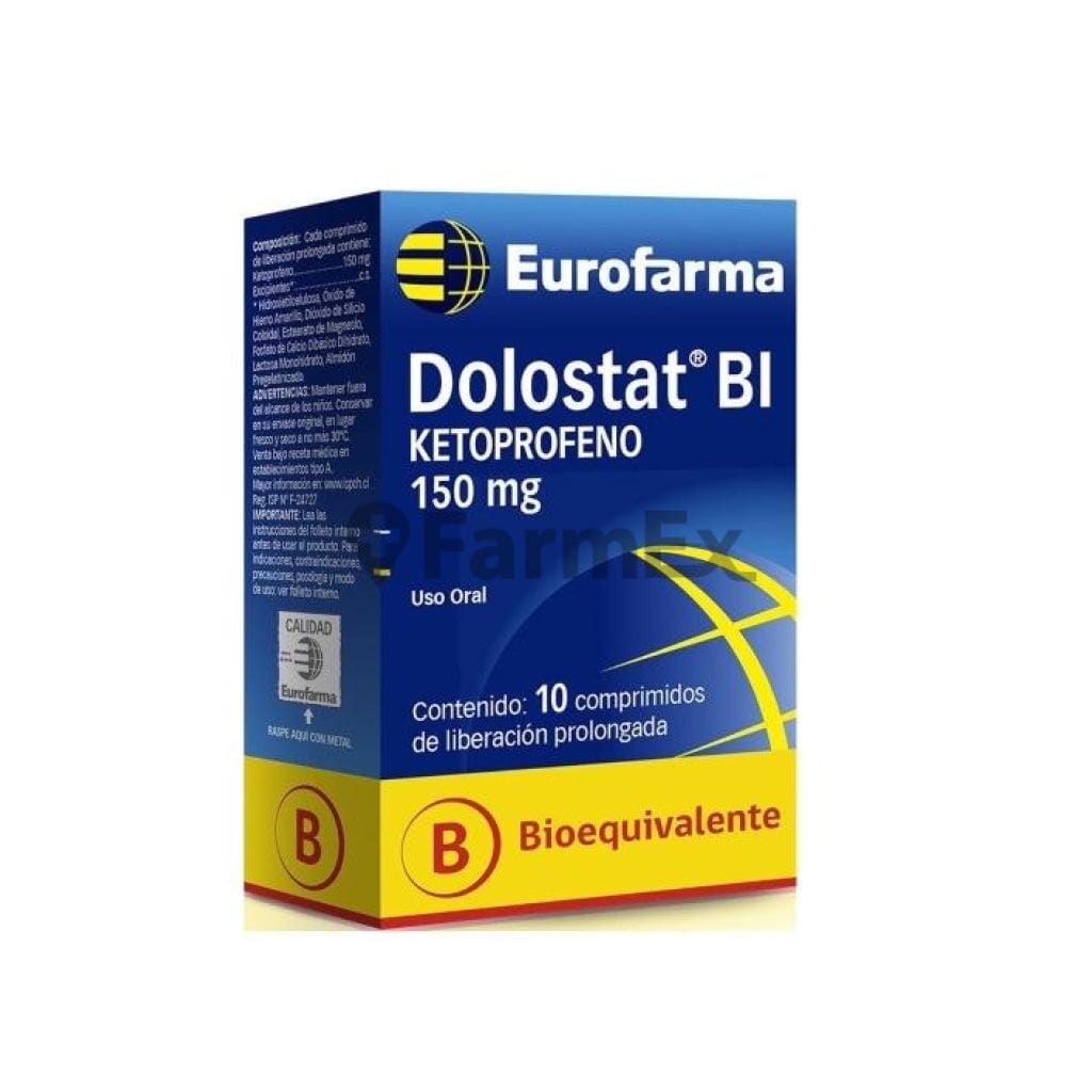 Dolostat BI 150 mg x 10 Comprimidos Farmex-Pluxee-Persistente